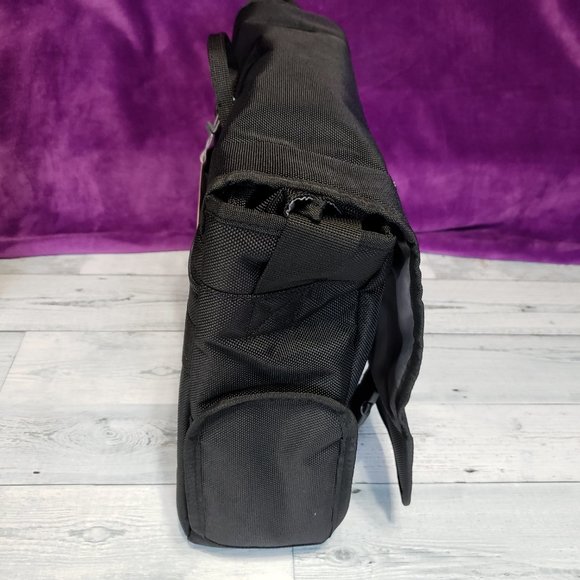 NWT Samsonite Perfect Fit Laptop Computer Messenger Travel Bag Black - Picture 4 of 16